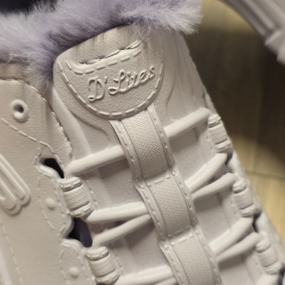 🔥NWT Skechers Lavender Foamies D'Lites 2.0 Warm & Cozy Shoes Size 8 - Picture 4 of 7